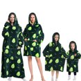 thumbnail image 2 of Manta Ropa de invierno Pijamas con capucha de dibujos animados Suéter cálido Manta de televisión perezosa Suéter grueso de gran tamaño, 2 of 6