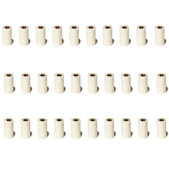 OKKO Billiard Pool Cue Ferrules for Screw-On Tips, Pack of 30 (13 mm)