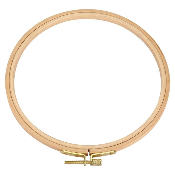 Aros de bordado Círculo de madera Marco de anillo de aro de punto de cruz para bordado con aguja Artes Herramienta de bricolaje y punto de cruz ANGGREK Otros