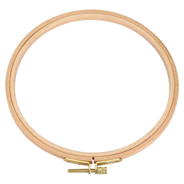 Aros de bordado Círculo de madera Marco de anillo de aro de punto de cruz para bordado con aguja Artes Herramienta de bricolaje y punto de cruz ANGGREK Otros