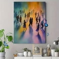 thumbnail image 4 of Watercolor Dancing People Canvas Art，Wall Decor for Living Room Bedroom Dining Room Office Cafe Party Room, 4 of 8
