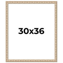 30x36 Frame White Real Wood Picture Frame Width 1.5 inches | Interior Frame Depth 0.5 inches |