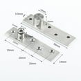 qiya 2Pack Invisible Hidden Door Hinges Stainless Steel Heavy Duty