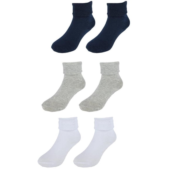CTM Baby's Soft Triple Roll Socks by Wootie (3 Pack)