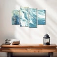 thumbnail image 2 of Elephant Stock Abstract Cloud Wall Art - Horizontal Multi Panel Canvas - Living Room Wall Decor - Abstract Multi Panel - Blue And White Decor - 24" x 14", 2 of 4