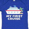 thumbnail image 4 of Inktastic My First Cruise with Cruise Ship and Palm Trees Boys or Girls Baby Bodysuit, 4 of 5