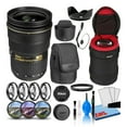 thumbnail image 1 of Nikon Lente AF-S NIKKOR 24-70mm f/2.8G ED Zoom (2164) Intl c/ Estuche Acolch. + Kit Filtro Macro + Filtros UV, CPL, FL + Parasol Tulipán + Prot. Tapa Lente + Kit Limp., 1 of 9