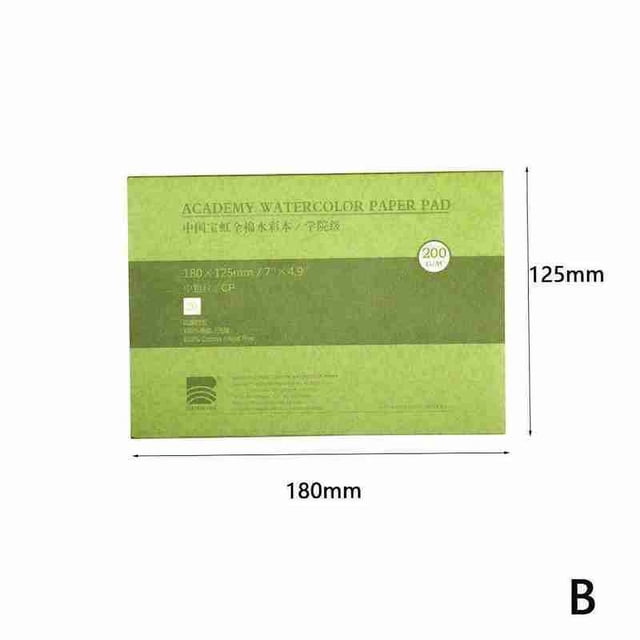 Feuilles de Papier Aquarelle Coton Artistes Tampon Froid avec Pression Chaud C2C1