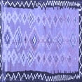 thumbnail image 1 of Ahgly Company Machine Washable Indoor Square Oriental Blue Traditional Area Rugs, 3' Square, 1 of 4