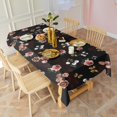 thumbnail image 2 of Pioneer Flower Floral Print Pattern Rectangle Tablecloth 60"x102",Waterproof Polyester Rectangle Table Cloth, Wipeable Spillproof Polyester Tablecloth for Dining, Camping, Indoor and Outdoor, 2 of 6