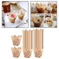 thumbnail image 4 of 50pcs Cupcake Liners Copas para Hornear de án Natural Muffin Paper Liner para Bodas Cumpleaños de Bienvenida Al Bebé Hogar Panadería Café Hugo Tazas para hornear, 4 of 9