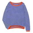 thumbnail image 4 of Womens Tops Casual Color Block Striped Knit Pullover Sweaters Long Sleeve Crew Neck Loose Lightweight Fall Tshirts Fashion Blouse 2025, 4 of 4