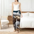 thumbnail image 4 of Balery Coral Fish Dolphin Pantalones de pijama para mujer, pijamas ultraligeros, pantalones de estar por casa-Small, 4 of 6