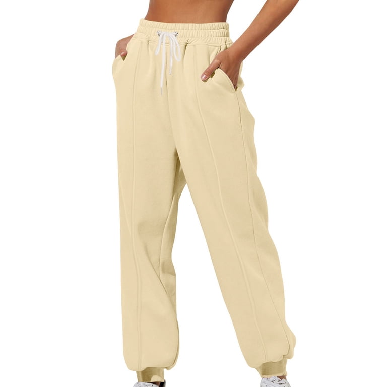 Summer Pants for Women Loose Workout Pants Business Casual Clothes for plus  Size Women Dressy Clothes Sexy Girlfriend Yoga High Waist Linen Suits And  Striped Leg Warmers Blouse Yellow XL - Walmart.com