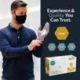 thumbnail image 3 of MEDPRIDE X-Large Disposable Clear Vinyl Examination Gloves, 100-Count, Latex and Rubber Free – Durable Cleaning Gloves, 3 of 8