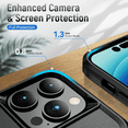 thumbnail image 5 of Entronix Protective Case for iPhone XR, Hard Shell Soft Inner Layer Anti-Slip Cover, Blue, 5 of 7