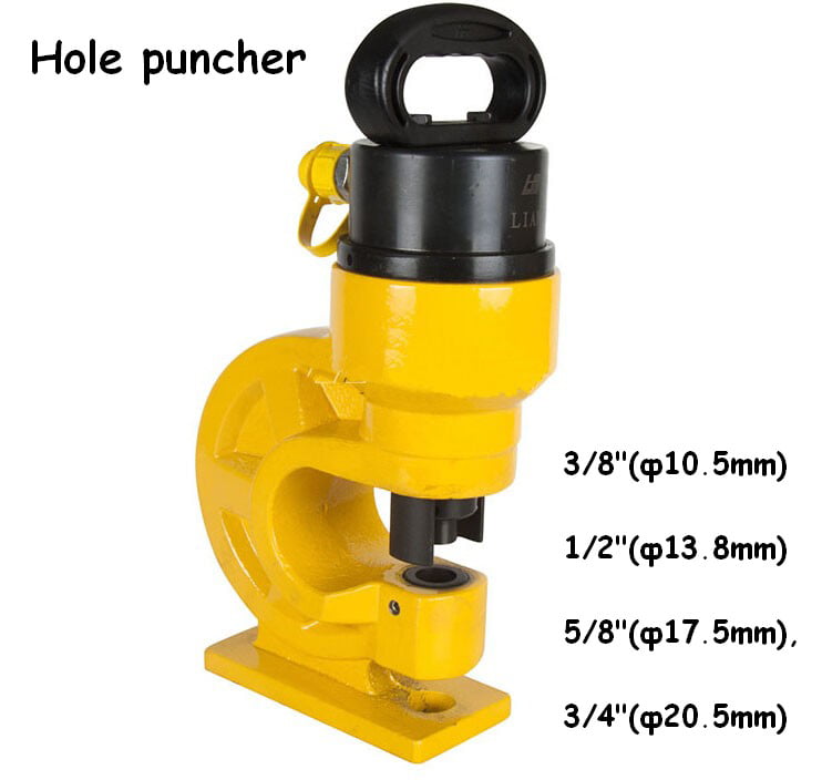 Hydraulic Hole Punching Tool Puncher CH-60 MAX 0.39" Thickness Metal Copper Tool 