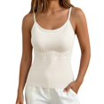 thumbnail image 2 of Endives Women's Tanks Top With Bulit In Bra Sleeveless Camisole Top Yoga Workout Top Basic Layer Runing Fitness Daily Wear Tank Tops for Women XXL, 2 of 6
