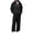 Black, variant on Lyrehush Men's Hoodie Outfits Knit Oversized Drawstring 1/4 Zip Sweatshirts Baggy Sweatpants Big and Tall Tracksuits