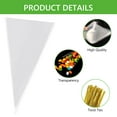 thumbnail image 3 of Tripumer 200 Pcs Cone Shaped Treat Bags Cone Cellophane Bags 6.3 x 11.8 inch Cone Triangle Plastic Bags Triangle Packaging Bag for Treats Popcorn Favor Candy Cookies DIY Flower, 3 of 8