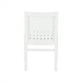 thumbnail image 6 of Pemberly Row Mid Century Wood Woven Chair in White (Set of Two), 6 of 9