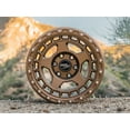 thumbnail image 6 of RockTrix RT115 17 inch Wheel Compatible with Toyota Tacoma 6x5.5" (6x139.7) Bolt Pattern, 17x9 (-12mm Offset), 106.1mm Bore, Matte Bronze, Also fits 4Runner, FJ Cruiser, 99-06 Tundra, 6 of 8