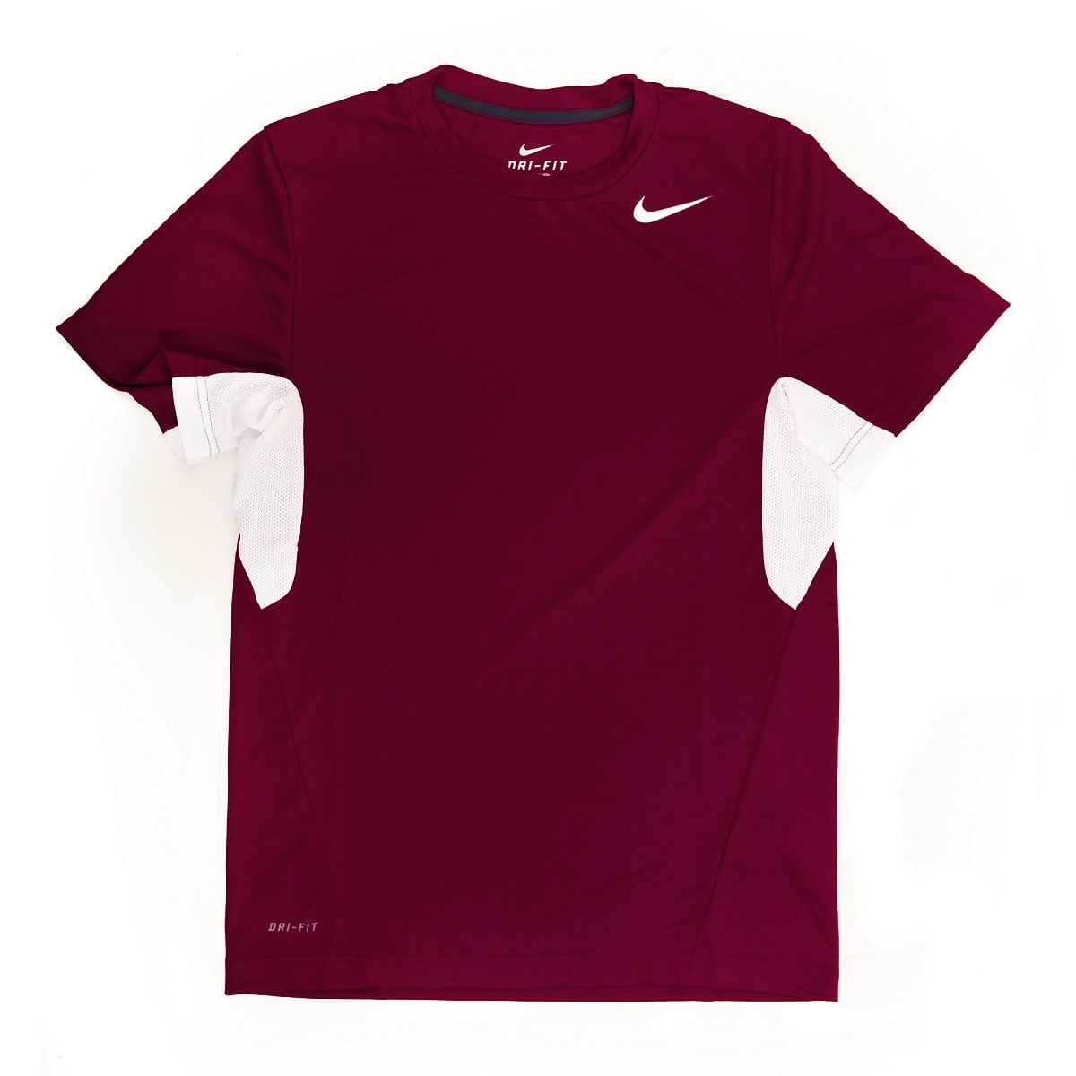 burgundy dri fit shirt