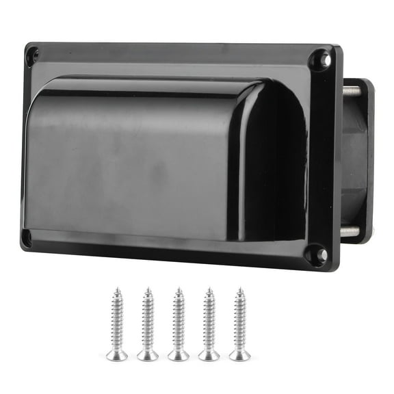 High power 15W RV Side Exhaust Fan, 12V Small RV Vent Fan Side Ventilation Exhaust Fan for RV Motorhome Camper Trailer Caravan Appliances Range Hood Vent,Black