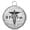 Black, variant on Silver-tone Domed Black MPharm - Gold Tone Joshua 1:9 Strong and Courageous Engraved Cross Charm Bracelet, 6.5+1.5" Extender