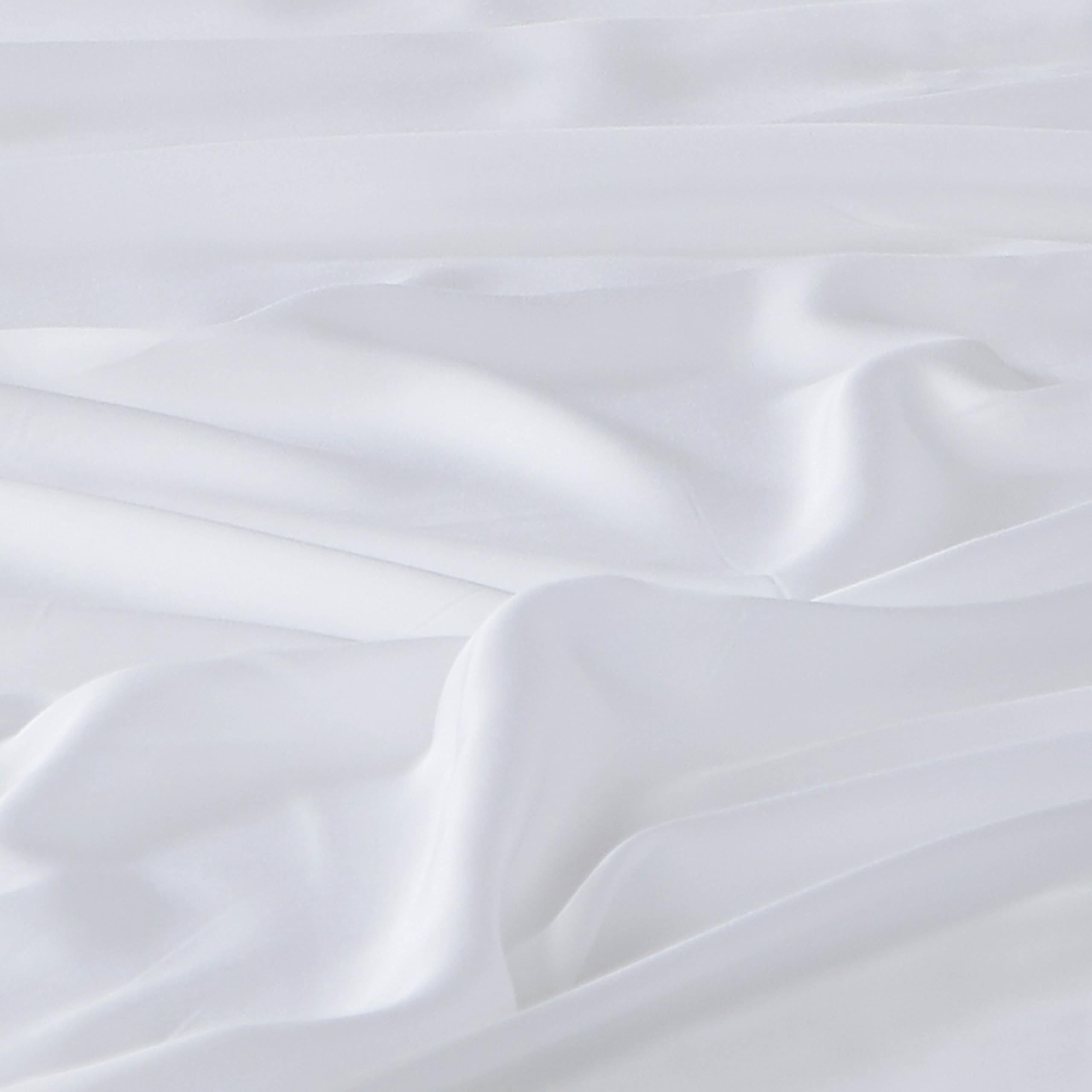 Southshore Fine Living, Inc. King Sheet Set, Rayon/Viscose Derived from Bamboo Sheets, White