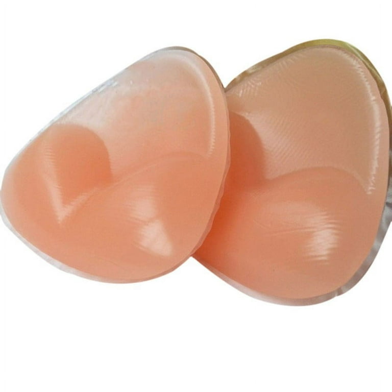 Sexy Women Breast Pads Silicone Bra Gel invisible inserts Push Up Bra Insert  Breast Bra Cleavage Triangle Pads Enhancer H89 
