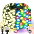 thumbnail image 1 of Cadena de luces LED Tcamp, 50 m, 500, que cambian de color, resistentes al agua, 1 of 8