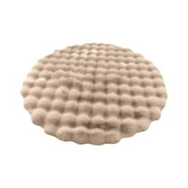 Cozy Round Area Rug for Living Room, Bedroom, and Entryway - Soft Velvety Floor Mat for Home Décor