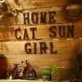 thumbnail image 3 of 3 inch Vintage Decorative Cast Iron Metal Alphabet Letters Wall Sign Hanging Address Name Sign Letter(W), 3 of 5