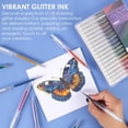 thumbnail image 4 of Glitter Gel Pens, 18 Colors Glitter Gel Pens Set, Retractable Sparkle Gel Ink Pens for Coloring Books, Journaling, Drawing, Scrapbooking & DIY Crafts, Smooth Writing Art Pens for Creative Work, 4 of 8