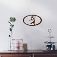 thumbnail image 2 of 7055 700371828028 Art Mural Ovale en Métal - Patine de Rouille, 2 of 2