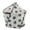 White, variant on 2 1/2" X10 Yards Black Paw Prnt White Stn Ribbon W/Wired Edge by Paper Mart