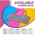 thumbnail image 6 of Popular Girls Bras, 4 Pack Seamless Cami Bra With Removable Padding (Little Girls & Big Girls), 6 of 7