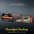 thumbnail image 2 of Portable Power Battery Pump, 2.2GPM, Water & Fuel Transfer Pump Black Black, 2 of 5
