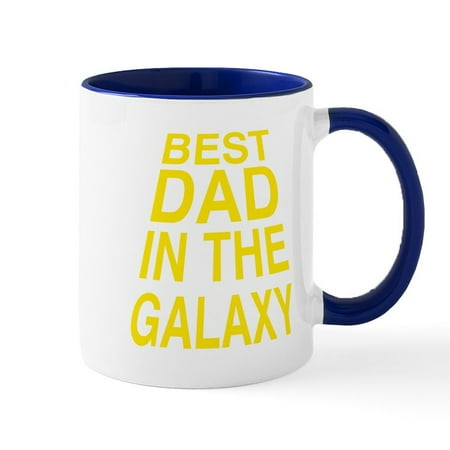 

CafePress - Best Dad In The Galaxy - 11 oz Ceramic Mug - Novelty Coffee Tea Cup
