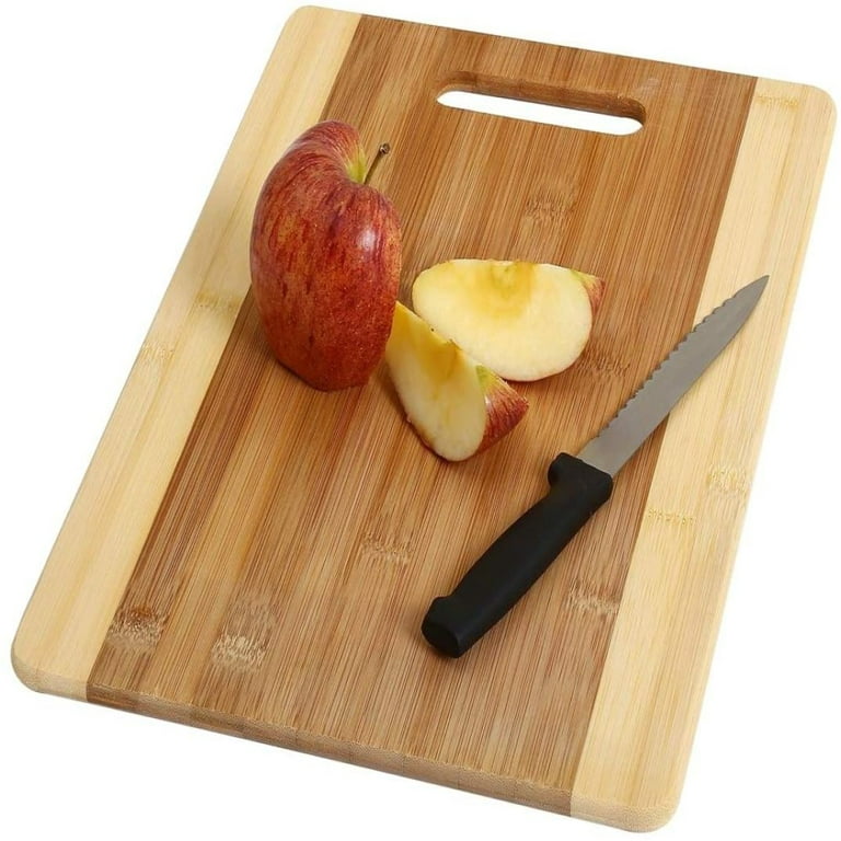 Kitchen Details Bamboo Cutting Board 13.78-in L x 9.84-in W Wood Cutting  Board in the Cutting Boards department at