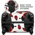 thumbnail image 4 of ONLY COVER, NOT INCLUDING THE SUITCASE Travel Luggage Cover Ladybird Bug Suitcase Protector Washable Baggage Covers M(for 22-24 inch luggage), 4 of 6