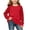 Red, variant on OGLCCG Girls' Sweaters Cable Knit Long Sleeve Pullover Sweater Casual Kids Fall Winter Crew Neck Jumper Top(Purple,7-8 Years)