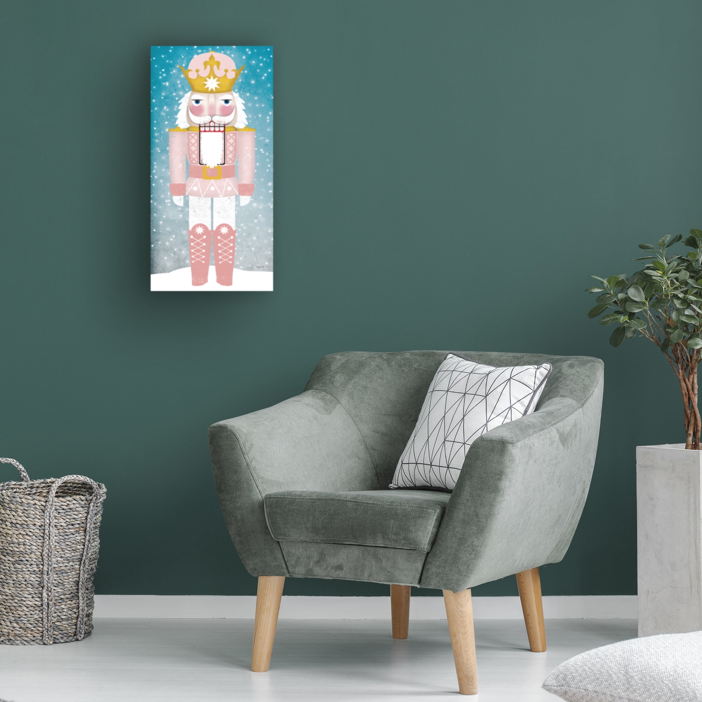 Ryan Fowler 'Nutcracker III Blush' Canvas Art