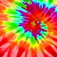 thumbnail image 6 of HAOXIT Tie Dye Round Fitted Tablecloth,, Elastic Edge, Suitable for Table Decoration, Buffet and Camping, Fit for Round Table 42-46, 6 of 8