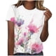 thumbnail image 1 of Camisetas de Manga Corta para las Mujeres Impresas Cuello Redondo Camiseta Casual, Camisetas Casuales de Mujer, 1 of 5