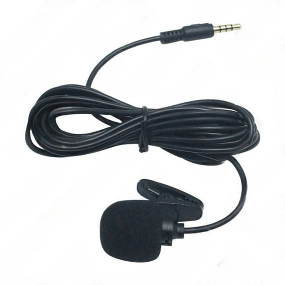 YH-Car navigation 3.5mm interface external microphone, cable length 3 meters car external microphone