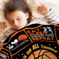 thumbnail image 4 of Basketball Gifts,Basketball Gifts for Boys,Gifts for Basketball Lovers,Basketball Gifts for Kids Soft Cozy Flannel Blanket for Basketball Lover 40"x 50" Throw Blanket for Birthday, 4 of 6