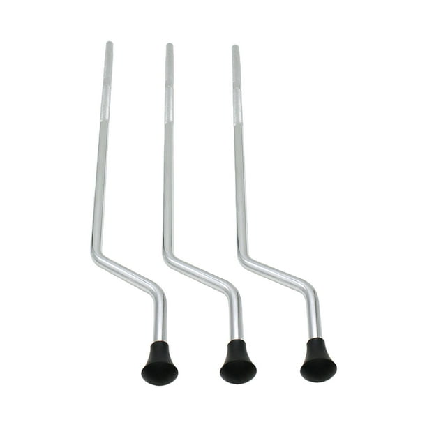 3x soportes para patas de tom de piso Soporte para tom, hardware, bastidor de soporte Piezas de repuesto para batería Piezas de percusión Yuyangstore Patas de tambor de tom de piso