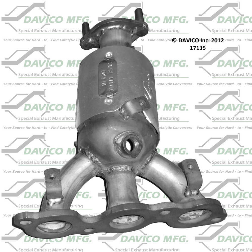 Davico Mfg 17135 Direct-Fit Catalytic Converter - Manifold
